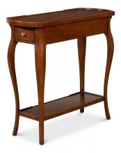 Sarreid 24294 - Old World Side Table, Walnut, 27"H 24294