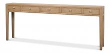 Sarreid 29721 - Jeweler's Console, Pine Wood, 86"W 29721