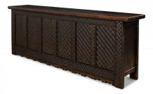 Sarreid 30520 - Persian Sideboard, 6-Door, Dark Brown, 98"W 30520