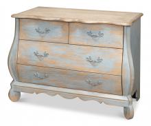 Sarreid 30919 - The Belle Commode, Pine Wood, Blue, 42"W 30919