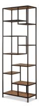 Sarreid 40268 - John Shelving Unit, Wood, Iron, 30"W 40268