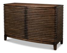 Sarreid 52750 - Ribbed Sideboard, Distressed Wood, 51"W 52750