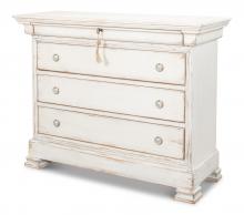 Sarreid 52957 - Empire Commode, Distressed White, 48"W 52957