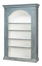 Sarreid 53310 - Banner Bookcase, Distressed Blue, 84"H 53310