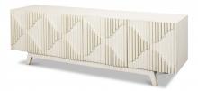 Sarreid 53406-3 - Lola Sideboard, Antique White, 74"W 53406-3