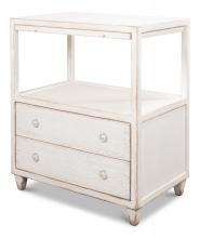 Sarreid 53443 - Kristina Media Unit, Antique White, 32"W 53443