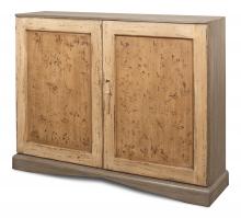 Sarreid 53449 - Maxwell Sideboard, Natural, Brown Doors, 55"W 53449