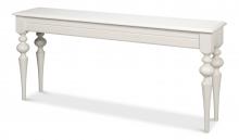 Sarreid 53466-3 - Hudson Console, Antique White, 73"W 53466-3