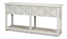 Sarreid 53526-3 - Lola Console, Antique White, 72"W 53526-3