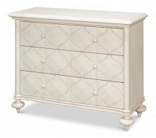 Sarreid 53586-3 - Sommeil Commode, Antique White, 44"W 53586-3