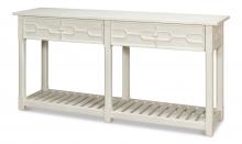 Sarreid 53613-3 - Isla Console, Antique White, 72"W 53613-3