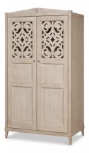 Sarreid 53617-1 - Alamaree Wardrobe, Gray Wash, 43"W 53617-1