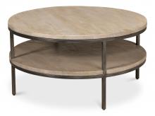 Sarreid 53660 - De Stiol Coffee Table, Distressed Gray, 35"W 53660