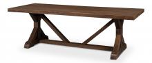 Sarreid 53700 - Silas Dining Table, Walnut, 95"W 53700