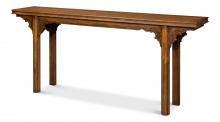 Sarreid 53722-J - Equestrian Console, Wood, 76"W 53722-J