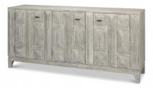 Sarreid 53826 - Rafina Sideboard, 3-Door, Gray Wash, 74"W 53826