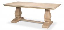 Sarreid 53841 - Gloria Dining Table, Tan, 84"W 53841