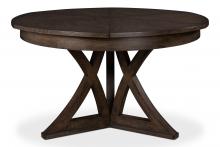 Sarreid 78-176-2 - Casual Jupe Dining Table, Medium, Dark Oak, 54"W 78-176-2