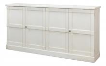 Sarreid R077-79W - Lionisio Buffet, White, 75"W R077-79W