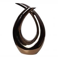 Global Views Company 1.10646 - Loop Sculpture - Bronze