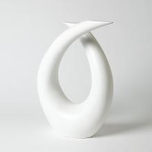 Global Views Company 1.10651 - Loop Sculpture - Matte White