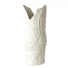 Global Views Company 1.10667 - Crocodile Vase - Matte White - Large