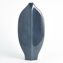 Global Views Company 1.10764 - Center Ridge Vase - Blue - Large