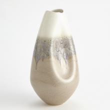 Global Views Company 1.10806 - Cream Rises Dented Vase - Large