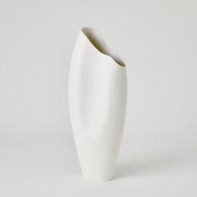 Global Views Company 1.10886 - Horn Vase - Matte White - Large