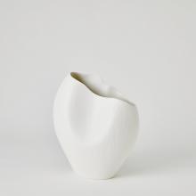 Global Views Company 1.10887 - Horn Vase - Matte White - Small