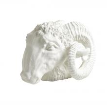 Global Views Company 3.31540 - Capricorn Sculpture - Matte White