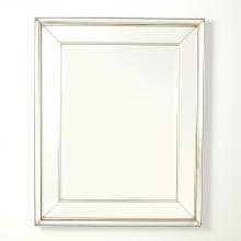 Global Views Company 3.31578 - Bevel on Bevel Mirror - Silver Leaf