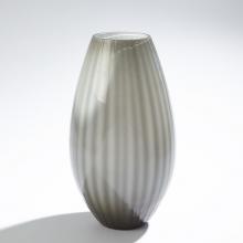 Global Views Company 3.31622 - Cased Glass Stripe Vase - Grey - Large