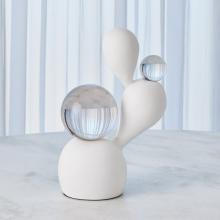 Global Views Company 5171 - Triple Meringue Sculpture with 2 Spheres