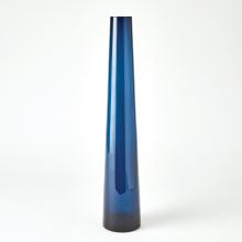 Global Views Company 6.60614 - Glass Tower Vase - Blue - Large