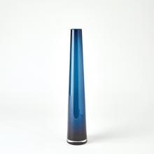 Global Views Company 6.60615 - Glass Tower Vase - Blue - Small