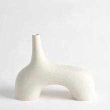 Global Views Company 7.10444 - Stretch Vase - Cream Stone - Small