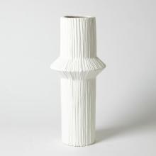 Global Views Company 7.30131 - Ascending Ring Vase - Matte White - High