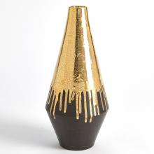 Global Views Company 7.30202 - Gold Drip Vase - Large