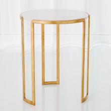 Global Views Company 7.80495 - Channel Accent Table - Gold Leaf