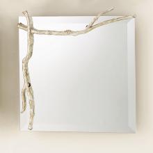 Global Views Company 7.80552 - Twig Mirror - Silver Leaf - Small