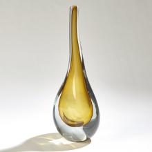 Global Views Company 7.80625 - Stretched Neck Vase - Amber - Large