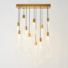 Global Views Company 7.80643 - Layered Raindrop Chandelier