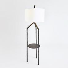 Global Views Company 7.80662 - Trio Table/Floor Lamp - Bronze Verdi with Granite