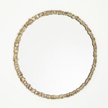 Global Views Company 7.80692 - Artiste Round Mirror - Brass