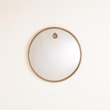 Global Views Company 7.91111 - Exposed Mirror - Antique Brass - Small