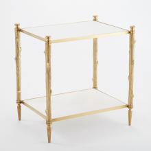 Global Views Company 8.82037 - Arbor Side Table - Brass