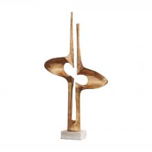 Global Views Company 8.82499 - Brother and Sister Sculpture - Gold Leaf
