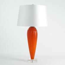 Global Views Company 8.82852 - Teardrop Glass Lamp - Orange