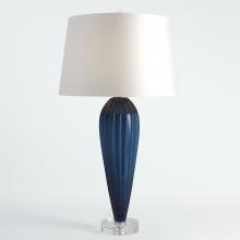 Global Views Company 8.82854 - Teardrop Glass Lamp - Blue